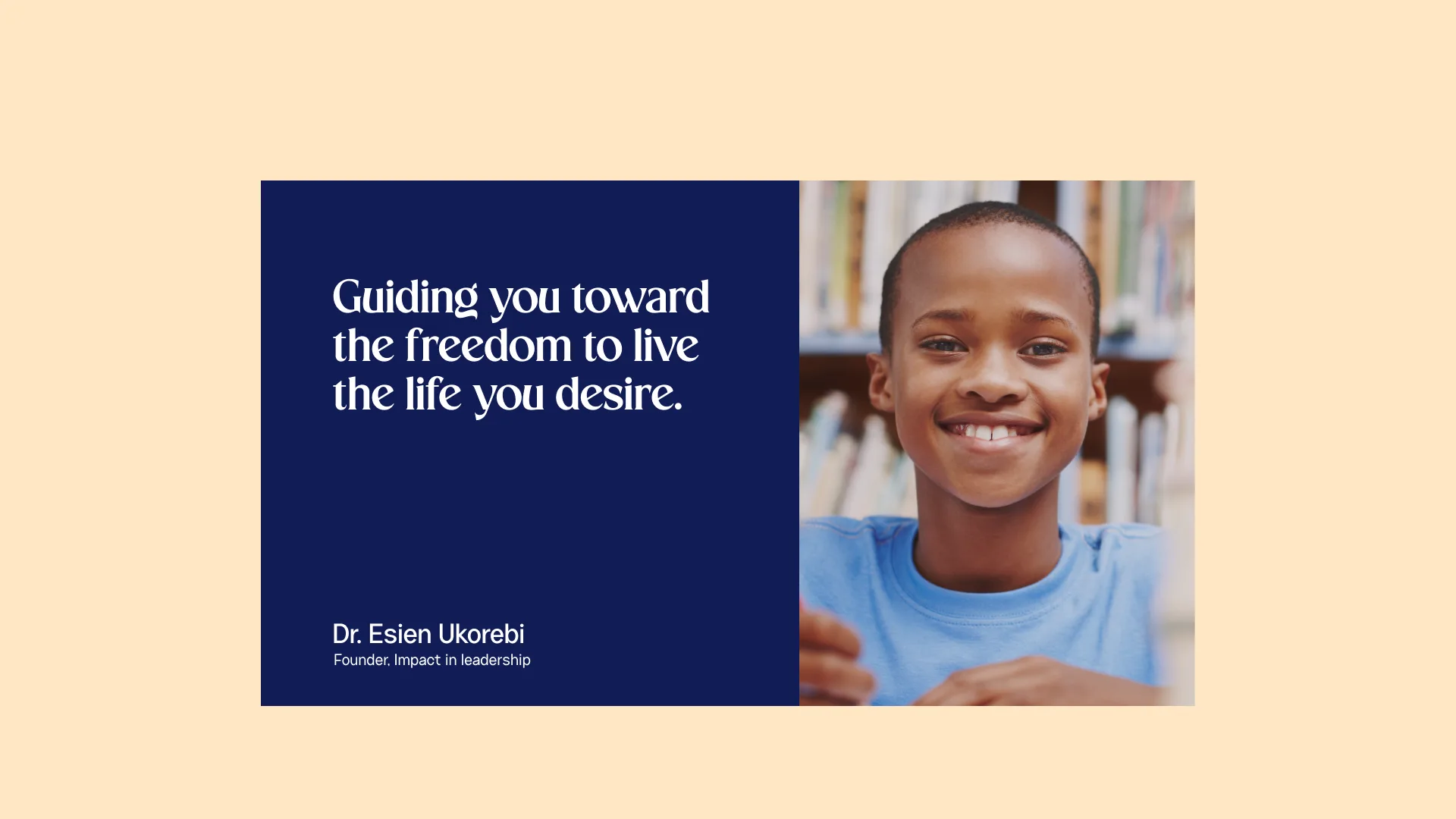 Impact in Leadership Foundation social media campaign graphic